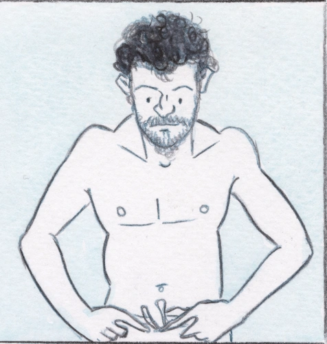 Hands on hips, defiant